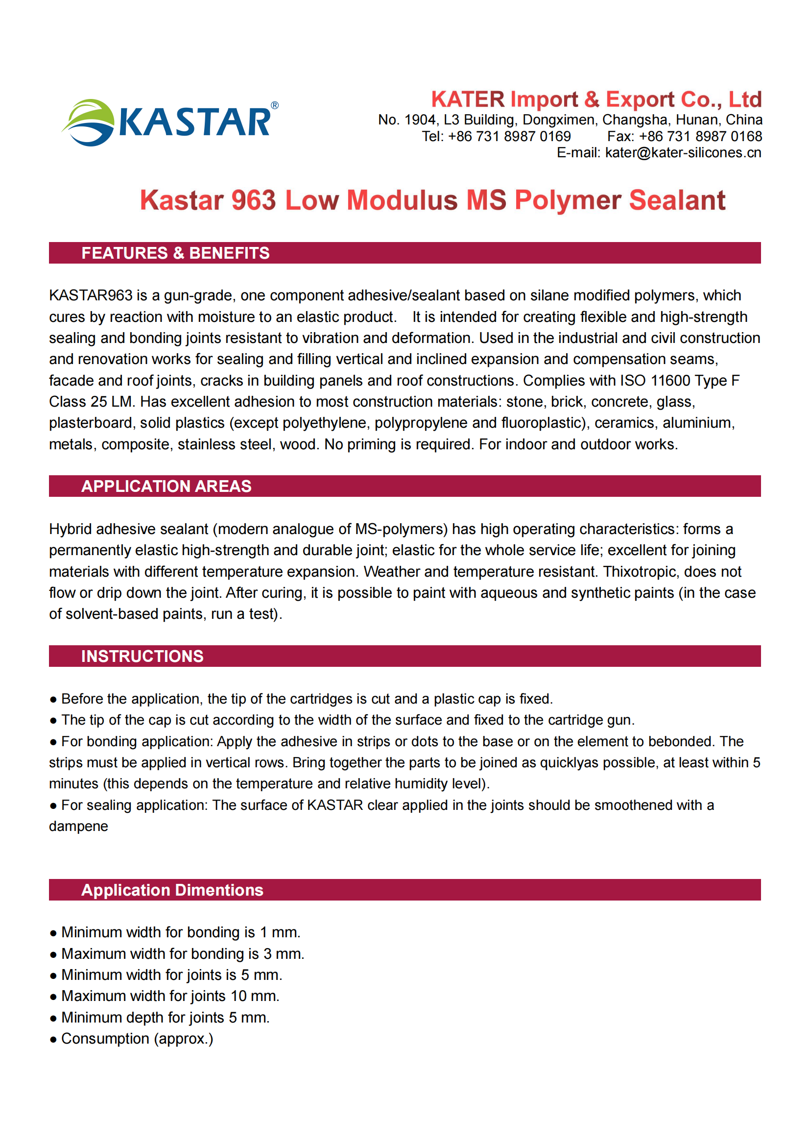 KaStar MS963 Low Modulus MS Polymer Sealant_00.png